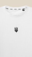 Футболка з принтом чоловіча Герб чорний LAWA E-MB02307 S Білий shop (2000990242808)  Фото №0