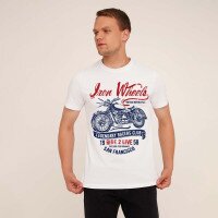 Футболка з принтом чоловіча LAWA P-MB02334 L Білий shop (2000991055193)