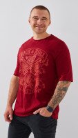 Футболка з принтом чоловіча LAWA P-MB02337 S Бордовий shop (2000999183003)  Фото №1