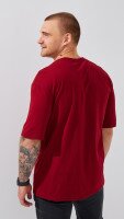 Футболка з принтом чоловіча LAWA P-MB02337 S Бордовий shop (2000999183003)  Фото №3