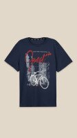 Футболка з принтом чоловіча LAWA P-MB02341 M Синій shop (2000999196096)