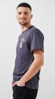 Футболка з принтом чоловіча LAWA P-MB02343 S Темно-сірий shop (2888000007780)  Фото №2