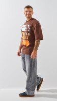 Футболка з принтом чоловіча LAWA P-MB02346 S Мокко shop (2888000009081)  Фото №2