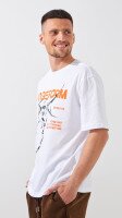 Футболка з принтом чоловіча LAWA P-MB02356 S Білий shop (2000999518058)  Фото №1