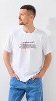 Футболка з принтом чоловіча LAWA P-MB02357 S Білий shop (2000999509414)