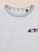 Футболка з принтом чоловіча LAWA P-MB02364 2XL Сірий меланж shop (2000999608674)  Фото №0