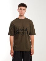 Футболка з принтом чоловіча LAWA P-MB02365 S Болотний shop (2000999565175)
