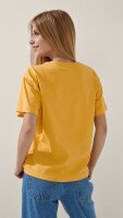 Футболка з принтом для дівчинки LAWA P-GB02319 164 см Жовтий shop (2000999189739)  Фото №3