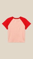 Футболка з принтом для дiвчинки LAWA P-GB02323 134 см Рожевий shop (2000999239229)  Фото №1