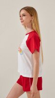 Футболка з принтом для дiвчинки LAWA P-GB02324 158 см Молочний shop (2000999230295)  Фото №2