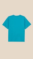 Футболка з принтом для дiвчинки LAWA P-GB02327 140 см Бірюзовий shop (2000999213786)  Фото №1