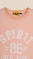 Футболка з принтом для дiвчинки LAWA P-GB02328 140 см Рожевий shop (2000999213663)  Фото №0