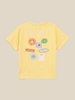 Футболка з принтом для дiвчинки LAWA P-GB02357 146 см Масляний shop (2000999638381)  Фото №1
