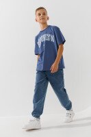 Футболка з принтом для хлопчика LAWA P-BB02303 122 см Індіго shop (2000990873439)  Фото №3
