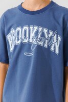 Футболка з принтом для хлопчика LAWA P-BB02303 122 см Індіго shop (2000990873439)  Фото №0