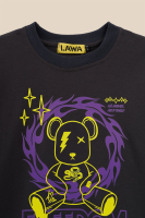 Футболка з принтом для хлопчика LAWA P-BB02305 134 см Графітовий shop (2000990894717)  Фото №2