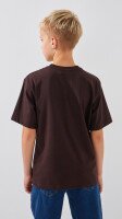 Футболка з принтом для хлопчика LAWA P-BB02316 134 см Шоколад shop (2000999233661)  Фото №3