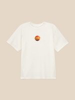 Футболка з принтом для хлопчика LAWA P-BB02349 140 см Молочний shop (2000999633096)