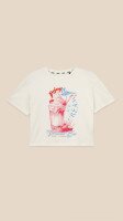 Футболка з принтом Enjoy Summer жіноча  LAWA P-WB02401 L Молочний shop (2000999215360)