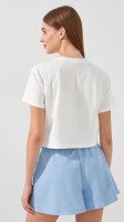 Футболка з принтом Enjoy Summer жіноча  LAWA P-WB02401 L Молочний shop (2000999215360)  Фото №2