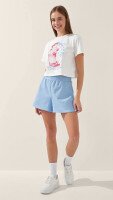 Футболка з принтом Enjoy Summer жіноча  LAWA P-WB02401 L Молочний shop (2000999215360)  Фото №1