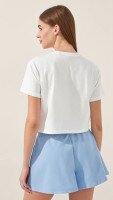 Футболка з принтом Enjoy Summer жіноча  LAWA P-WB02401 L Молочний shop (2000999215360)  Фото №2