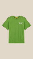 Футболка з принтом Reality для хлопчика LAWA P-BB02315 146 см Оливковий shop (2000999200021)