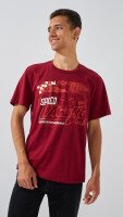 Футболка з принтом Road Speed чоловіча LAWA P-MB02340 S Бордовий shop (2000999182518)