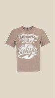 Футболка з принтом TOKYO чоловіча LAWA P-MB02344 L Мокко shop (2000999182471)