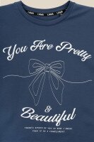 Футболка з принтом YoU are pretty жіноча  LAWA P-WB02395 M Синій shop (2000999173486)  Фото №1