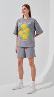 Футболка з принтом жіноча LAWA P-WB02389 XS Графітовий shop (2000999188848)  Фото №2