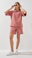 Футболка з принтом жіноча LAWA P-WB02390 XS Пудровий shop (2000999196140)  Фото №0