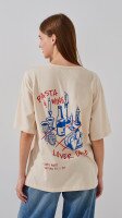 Футболка з принтом жіноча LAWA P-WB02391 XS Бежевий shop (2000999228728)  Фото №3
