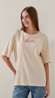 Футболка з принтом жіноча LAWA P-WB02391 L Бежевий shop (2000999228759)