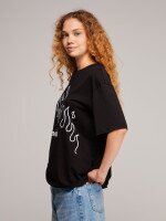Футболка з принтом жіноча LAWA P-WB02397 XS Чорний shop (2000999138881)  Фото №1