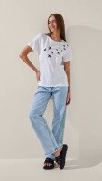 Футболка з принтом жіноча LAWA P-WB02402 S Білий shop (2000999228674)  Фото №2