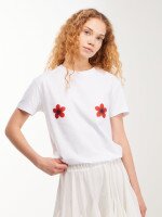 Футболка з принтом жіноча LAWA P-WB02420 XS Білий shop (2000999618215)
