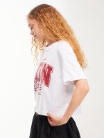 Футболка з принтом жіноча  LAWA P-WB02421 XS  Білий shop (2000999615900)  Фото №1
