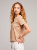 Футболка з принтом жіноча LAWA P-WB02424 XS Бежевий shop (2000999655531)  Фото №1