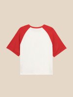 Футболка з принтом жіноча LAWA P-WB02425 L Молочно-червоний shop (2000999641824)  Фото №1