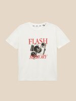 Футболка з принтом жіноча LAWA P-WB02428 XS Молочний shop (2000999667183)