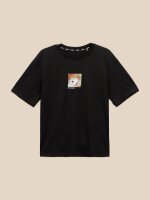 Футболка з принтом жіноча LAWA P-WB02429 XS Чорний shop (2000999651731)