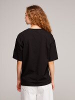 Футболка з принтом жіноча LAWA P-WB02429 XS Чорний shop (2000999651731)  Фото №2