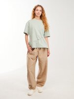 Футболка з принтом жіноча LAWA WTC0002490 XS Оливковий shop (2000999614422)  Фото №0