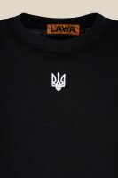 Футболка з принтом чоловіча Герб білий LAWA E-MB02307 L Чорний shop (2000990242709)  Фото №5