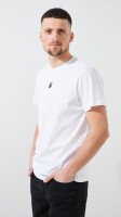 Футболка з принтом чоловіча Герб чорний LAWA E-MB02307 L Білий shop (2000990242822)  Фото №1