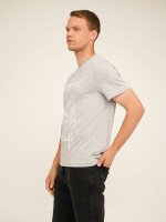 Футболка з принтом чоловіча LAWA P-MB02308 S Сірий shop (2000990527370)  Фото №1