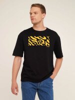 Футболка з принтом чоловіча LAWA P-MB02310 L Чорний shop (2000990524720)