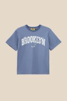 Футболка з принтом для хлопчика LAWA P-BB02303 140 см Індіго shop (2000990873460)