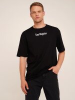 Футболка з принтом Los Angeles чоловіча LAWA P-MB02303 XL Чорний shop (2000990565686)